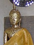 Boeddha in bladgoud