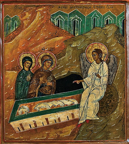 de vrouwen bij het lege graf